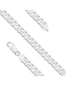 OLIVIE Stříbrný pánský 60cm náhrdelník 5611