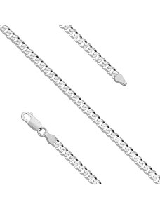 OLIVIE Stříbrný pánský 50cm náhrdelník