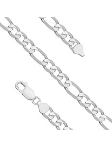 OLIVIE Stříbrný pánský 50cm náhrdelník FIGARO 5617