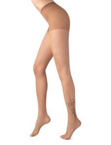 Conte Woman's Tights & Thigh High Socks 005 Bronz