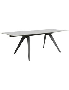 Bílý keramický rozkládací jídelní stůl Miotto Ariosto 160-240x90 cm