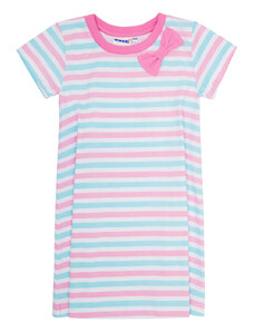 Winkiki Kids Wear Dívčí šaty Basic - bílá - pruhy