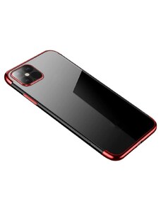 IZMAEL.eu Pouzdro Clear Color s barevným lemem pro Apple iPhone 13 pro Apple iPhone 13 Pro Max červená