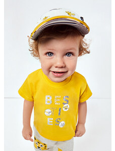 Chlapecké tričko s krátkým rukávem MAYORAL, žluté BESTIES