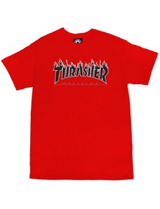 TRIKO THRASHER FLAE SS - červená -