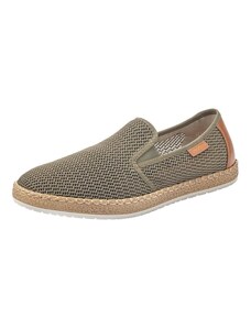 Rieker Espadrilky hnědá / olivová