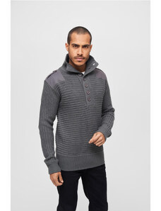 Pánský pulovr polozip // Brandit Alpin Pullover anthracite