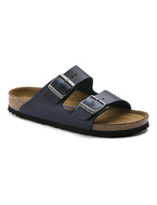 Birkenstock Arizona Soft Footbed Oiled Nubuck Leather Regular Fit Ženy - Sandály Birkenstock - Modrá - 1013643-5 - Size: 5