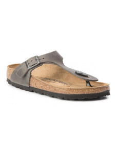 Birkenstock Gizeh Iron Narrow Fit Ženy - Sandály Birkenstock - Sivá - 1014273-3.5
