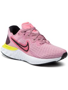 Nike Wms Renew Running 2 Pink-Black-Cyber UK 4
