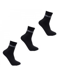 Everlast Quarter Socks 3 Pack Mens Black