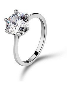 Emporial stříbrný rhodiovaný prsten Princeznin klenot MA-MR1006-SILVER