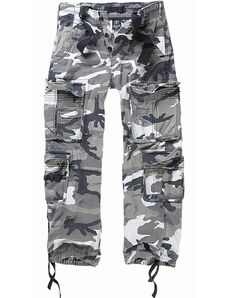 Pánské kalhoty // Brandit Vintage Cargo Pants snowcamo