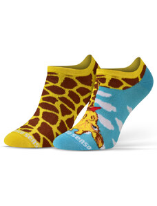 SESTO SENSO Veselé kotníkové ponožky Žirafa