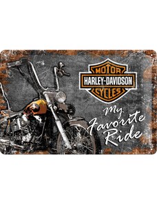 Nostalgic Art Plechová cedule Harley-Davidson (My Favorite Ride) 30 x 20 cm