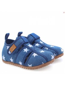 Domácí obuv EMEL 101-1 Modrá s hvězdičkami