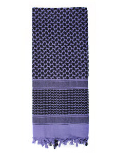 ROTHCO šátek Shemag Palestina fialovo/černý