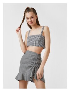 Koton Pleated Ruffle Mini Skirt