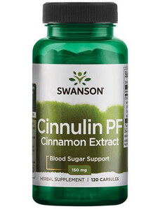 Swanson Cinnulin PF Cinnamon Extract 120 ks, kapsle, 150 mg