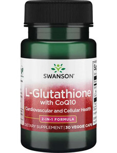 Swanson L-Glutathione with CoQ10 30 ks, vegetariánská kapsle