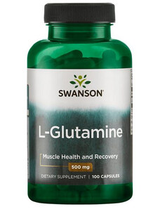Swanson L-Glutamine 100 ks, kapsle, 500 mg