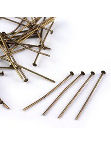 Železný ketlovací pin, bronzový - 50x0,75-0,8mm
