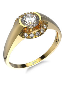 Couple Zlatý dámský prsten Médea 5210506 Velikost prstenu: 54
