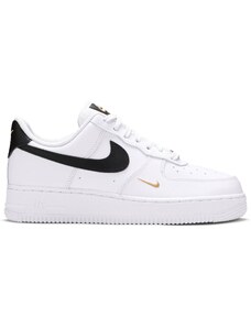 Nike Air Force 1 Low '07 Essential White Black Gold Mini Swoosh (W)