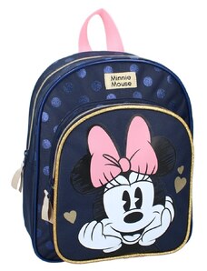 Vadobag Dětský batoh s přední kapsou Minnie Mouse - Disney - Glitter Love