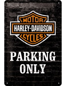 Nostalgic Art Plechová cedule Harley-Davidson Parking Only 20 x 30 cm