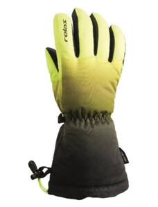 Dětské lyžařské rukavice Relax PUZZY - reflexní žlutá