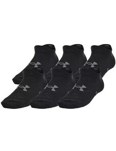 Ponožky Under Armour UA Yth Essential No Show 6pk-BLK 1370543-001