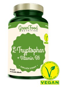 GreenFood L-Tryptophan 90 kapslí