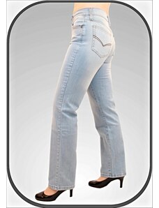 JOY JEANS Světle modré dámské jeansy 307/79B dl. 32" (81cm)