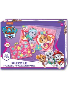 Toy Universe Oboustranné puzzle pro holky Tlapková patrola - Everest & Skye - 50 dílků