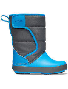 sněhule Crocs Lodgepoint Snow boot - slate grey/ocean