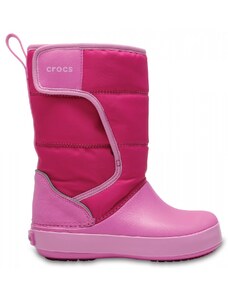 sněhule Crocs Lodgepoint Snow boot - Candy Pink/party pink