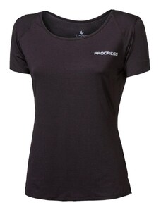 PROGRESS Dámské sportovní černé tričko RAPTORIA