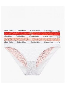 Krajkové kalhotky 3-pack - QD3926E - W5F - Mix barev - Calvin Klein