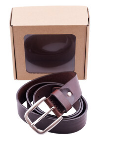 Opasek LEE LF045024 LEE BELT DARK BROWN