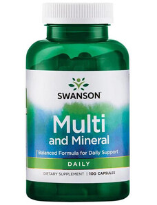 Swanson Multi and Mineral 100 ks, kapsle