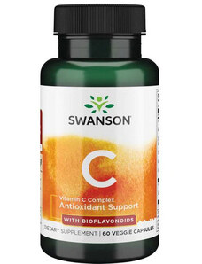 Swanson Vitamin C Complex with Bioflavonoids 60 ks, vegetariánská kapsle