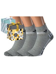 KUKS Dárkové balení 3 párů sportovních ponožek KRASITO