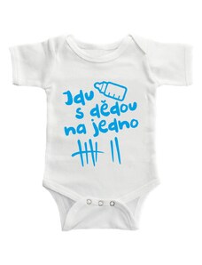 TRIKOO Dětské BODY Jdu s DĚDOU na jedno