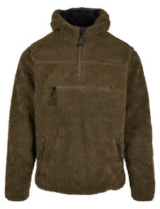 Brandit Teddyfleece Worker Pullover Jacket olivová
