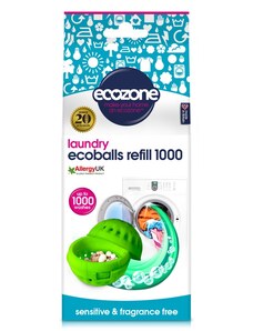 Ecoballs - Sensitive náhradní náplň 1000 praní Ecozone