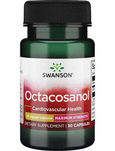 Swanson Octacosanol 30 ks, kapsle, 20 mg