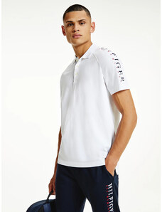 Tommy Hilfiger pánské bílé polo Sleeve logo