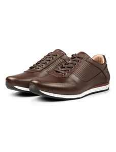 Ducavelli Showy Genuine Leather Men's Casual Shoes, Casual Shoes, 100% Leather Shoes, All Seasons.