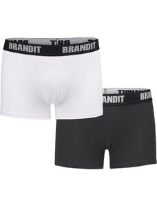 Brandit Boxerky Logo 2er Pack wht/blk